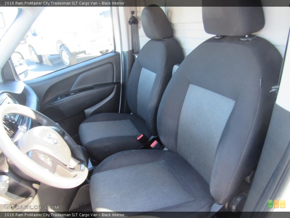 Black Interior Front Seat for the 2016 Ram ProMaster City Tradesman SLT Cargo Van #138602295