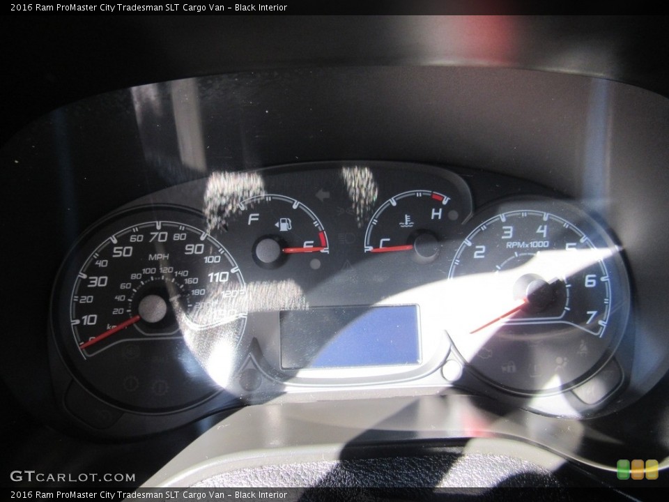 Black Interior Gauges for the 2016 Ram ProMaster City Tradesman SLT Cargo Van #138602403