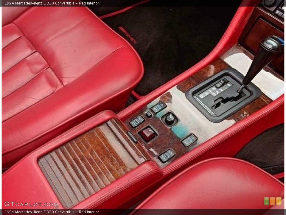 Red Interior Transmission for the 1994 Mercedes-Benz E 320 Convertible #138602592
