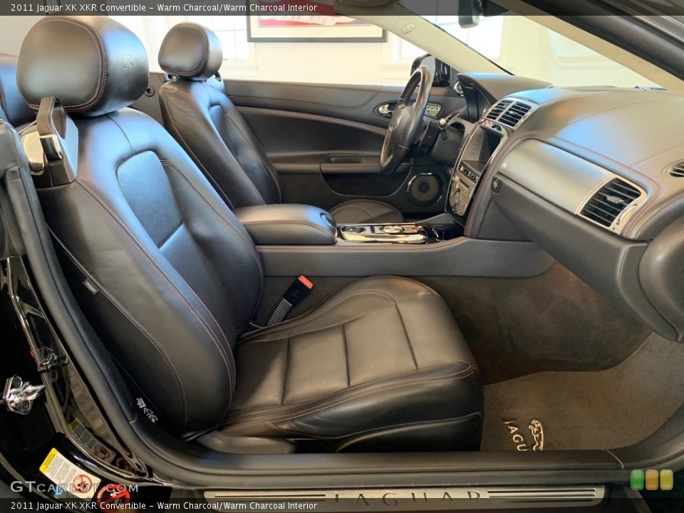 Warm Charcoal/Warm Charcoal Interior Front Seat for the 2011 Jaguar XK XKR Convertible #138604530