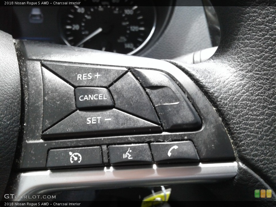 Charcoal Interior Steering Wheel for the 2018 Nissan Rogue S AWD #138605478