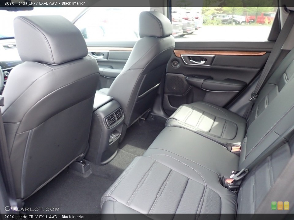Black Interior Rear Seat for the 2020 Honda CR-V EX-L AWD #138607353