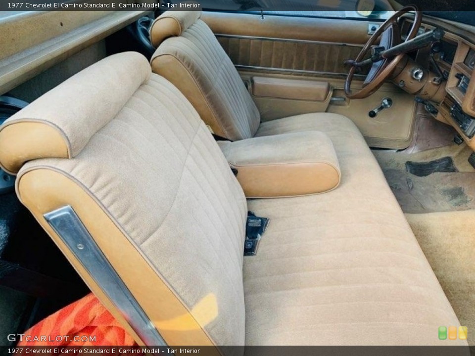 Tan Interior Photo for the 1977 Chevrolet El Camino  #138610377