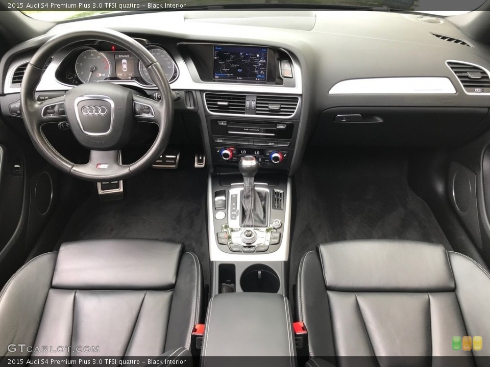 Black Interior Dashboard for the 2015 Audi S4 Premium Plus 3.0 TFSI quattro #138611055