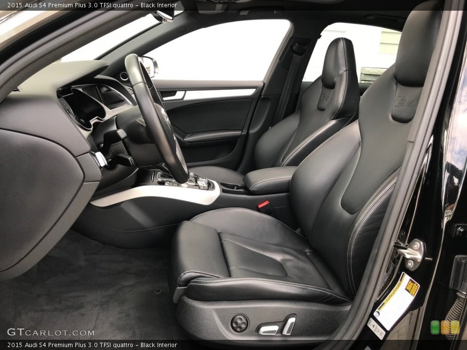 Black Interior Front Seat for the 2015 Audi S4 Premium Plus 3.0 TFSI quattro #138611103