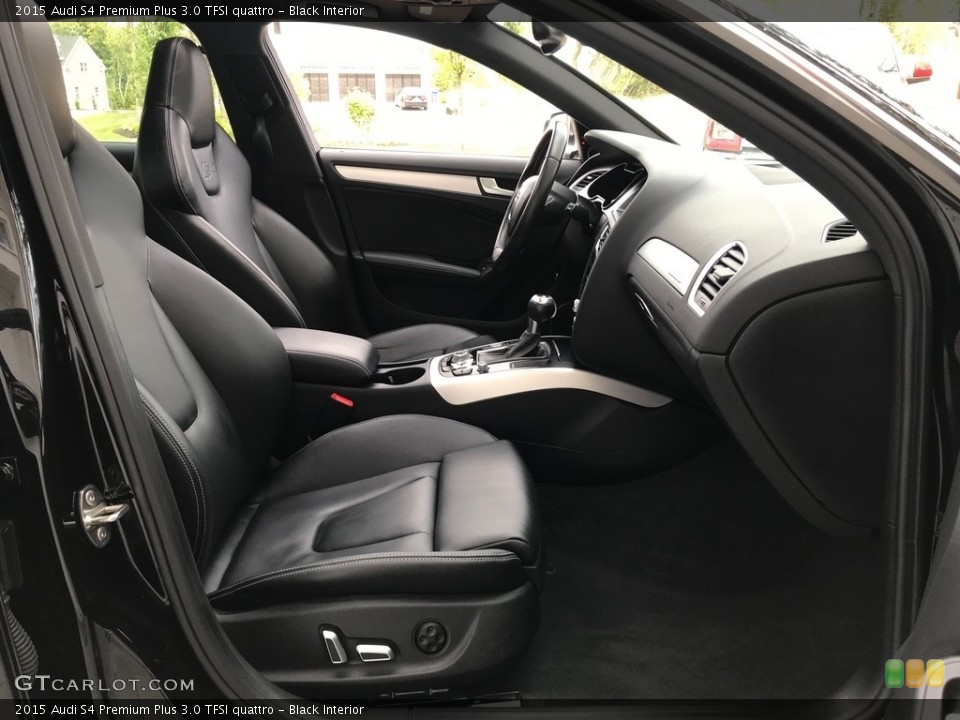 Black Interior Front Seat for the 2015 Audi S4 Premium Plus 3.0 TFSI quattro #138611130