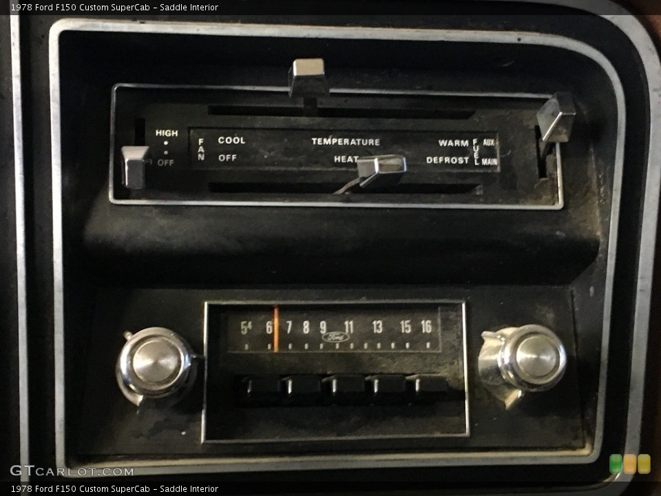 Saddle Interior Controls for the 1978 Ford F150 Custom SuperCab #138611148