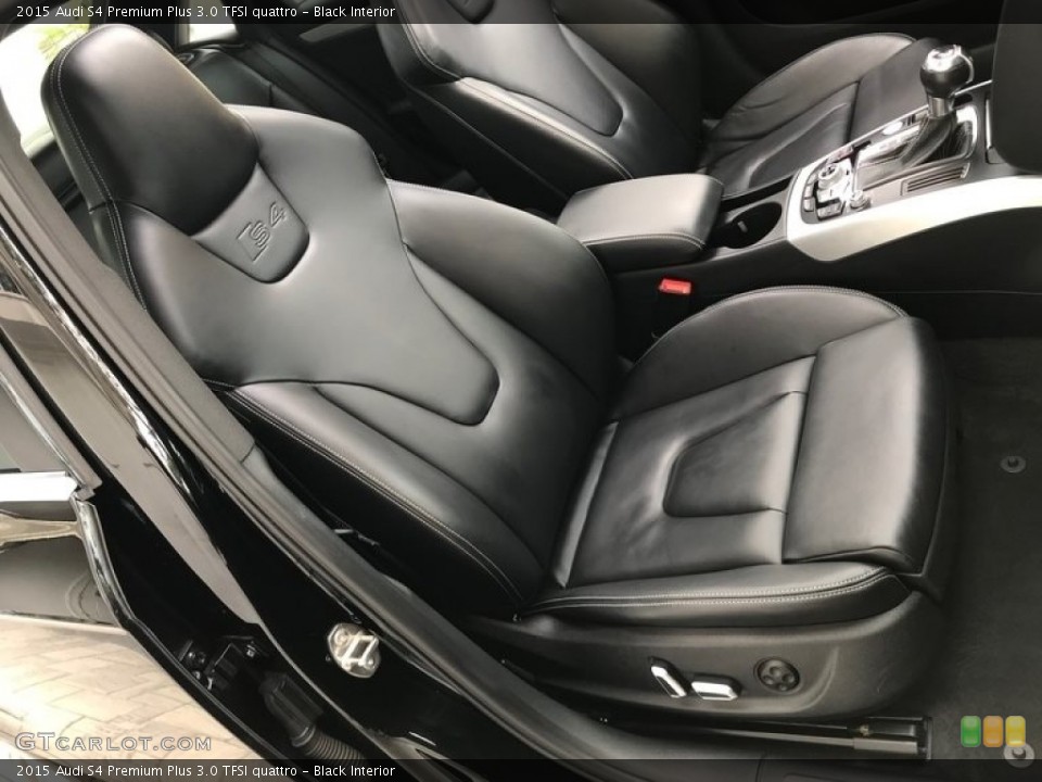 Black Interior Front Seat for the 2015 Audi S4 Premium Plus 3.0 TFSI quattro #138612129