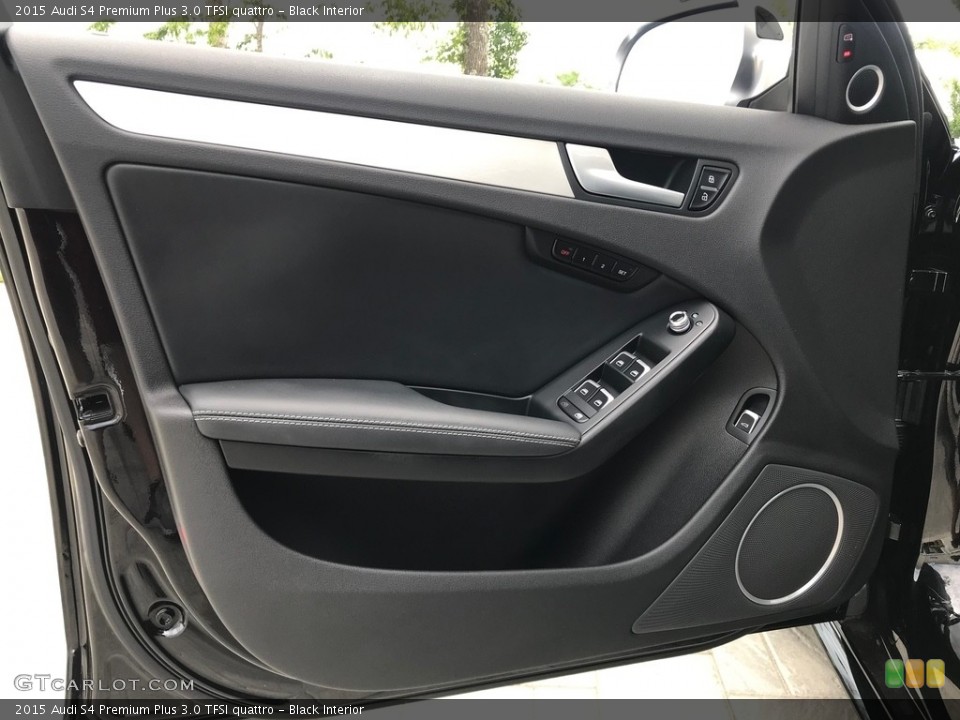 Black Interior Door Panel for the 2015 Audi S4 Premium Plus 3.0 TFSI quattro #138612252