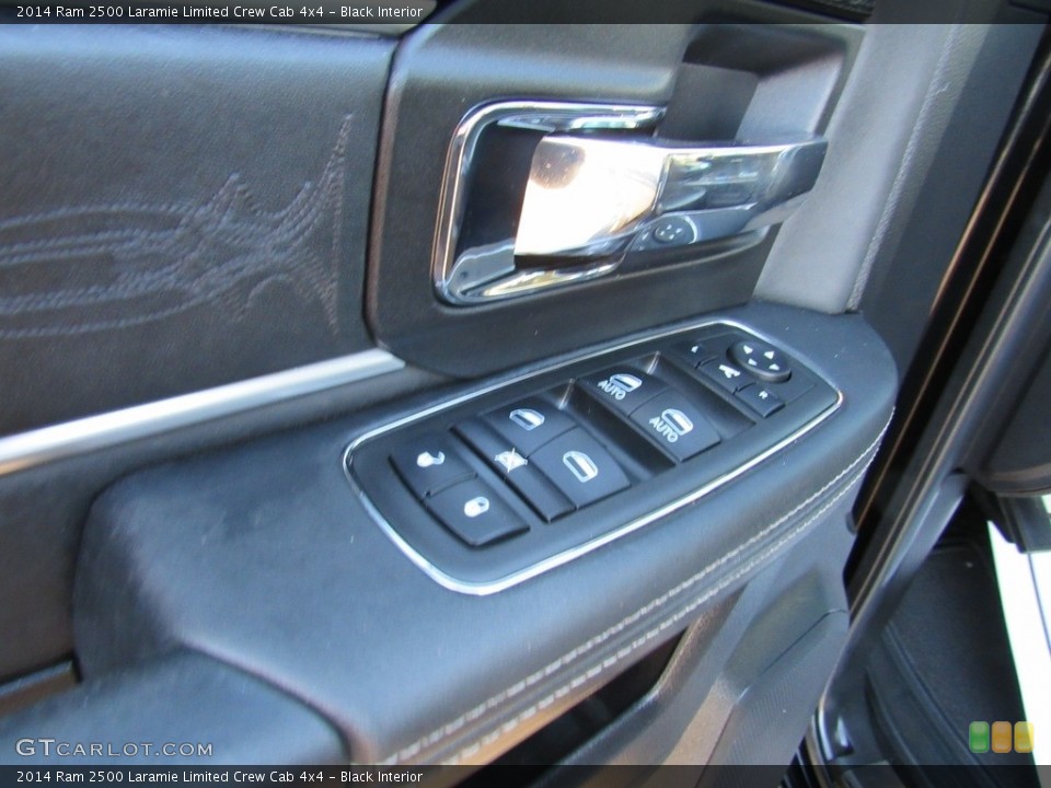 Black Interior Door Panel for the 2014 Ram 2500 Laramie Limited Crew Cab 4x4 #138612273