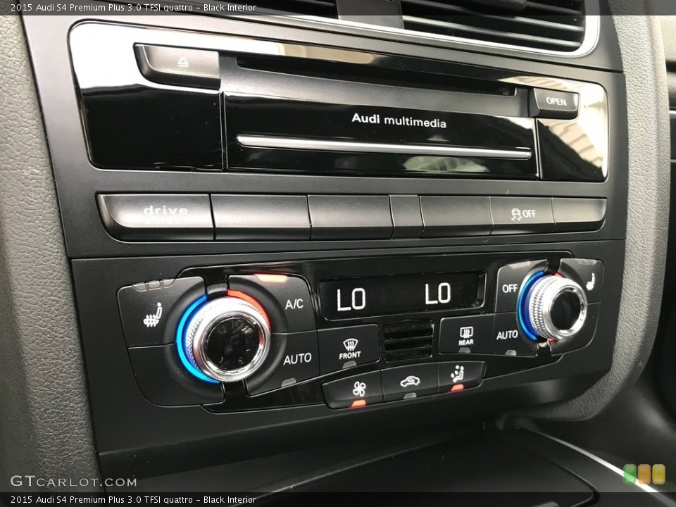 Black Interior Controls for the 2015 Audi S4 Premium Plus 3.0 TFSI quattro #138612690