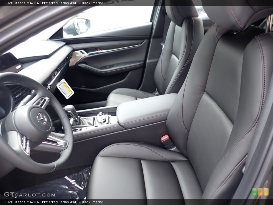 Black Interior Photo for the 2020 Mazda MAZDA3 Preferred Sedan AWD #138613242