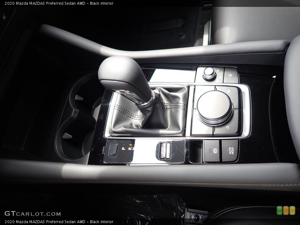Black Interior Transmission for the 2020 Mazda MAZDA3 Preferred Sedan AWD #138613347