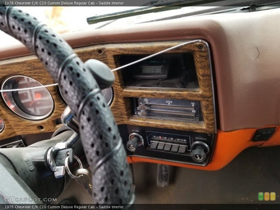 Saddle Interior Controls for the 1976 Chevrolet C/K C20 Custom Deluxe Regular Cab #138613554