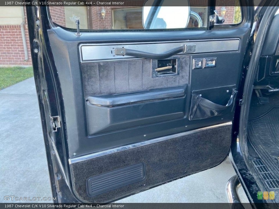 Charcoal Interior Door Panel for the 1987 Chevrolet C/K V10 Silverado Regular Cab 4x4 #138614058