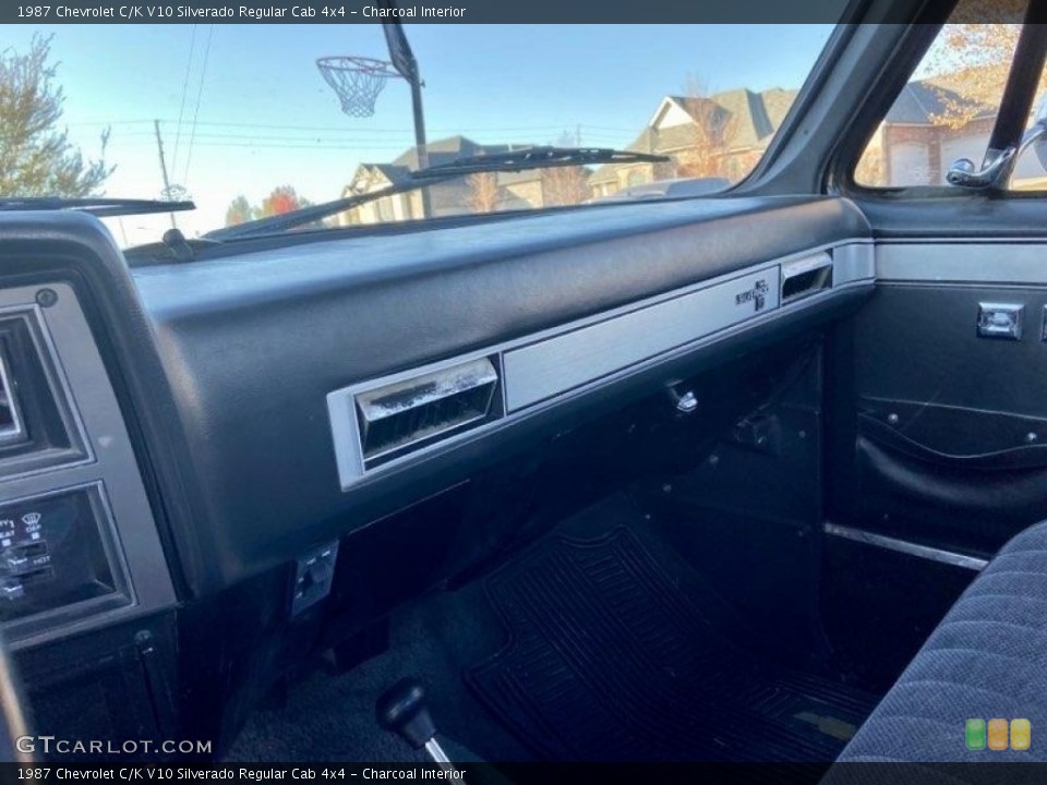 Charcoal Interior Dashboard for the 1987 Chevrolet C/K V10 Silverado Regular Cab 4x4 #138614097