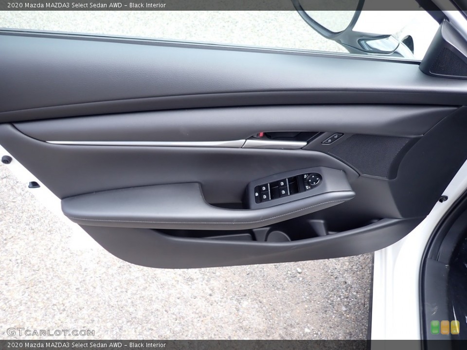 Black Interior Door Panel for the 2020 Mazda MAZDA3 Select Sedan AWD #138614403