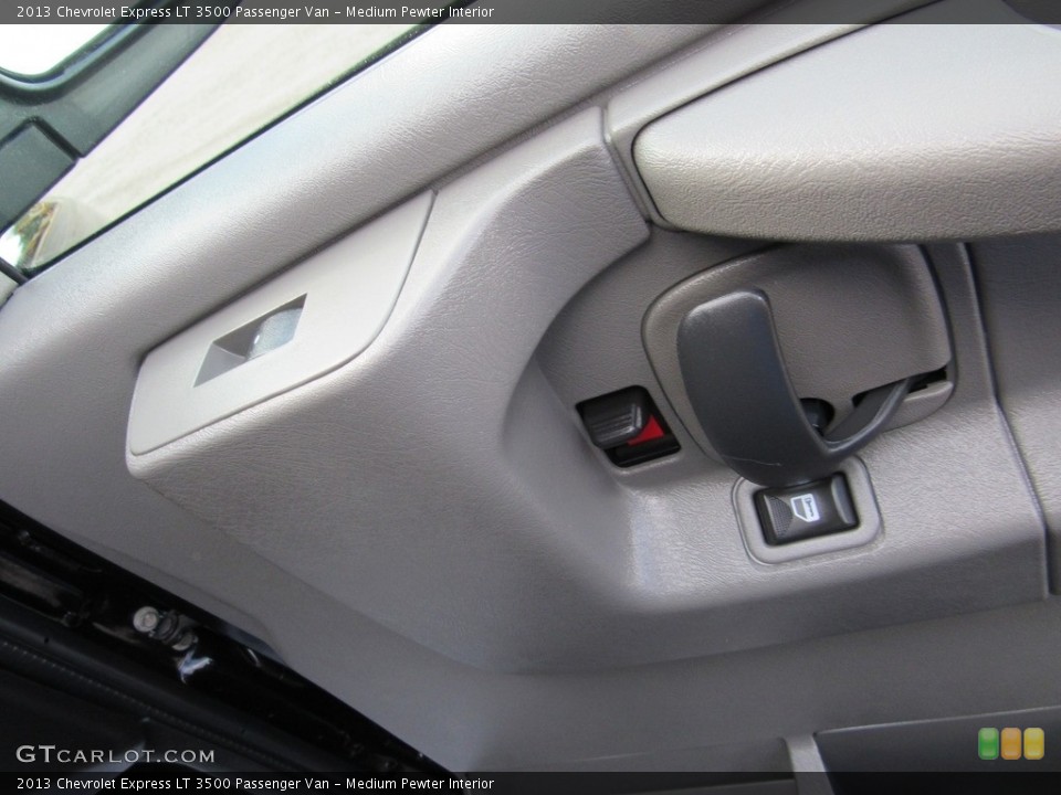 Medium Pewter Interior Door Panel for the 2013 Chevrolet Express LT 3500 Passenger Van #138616836