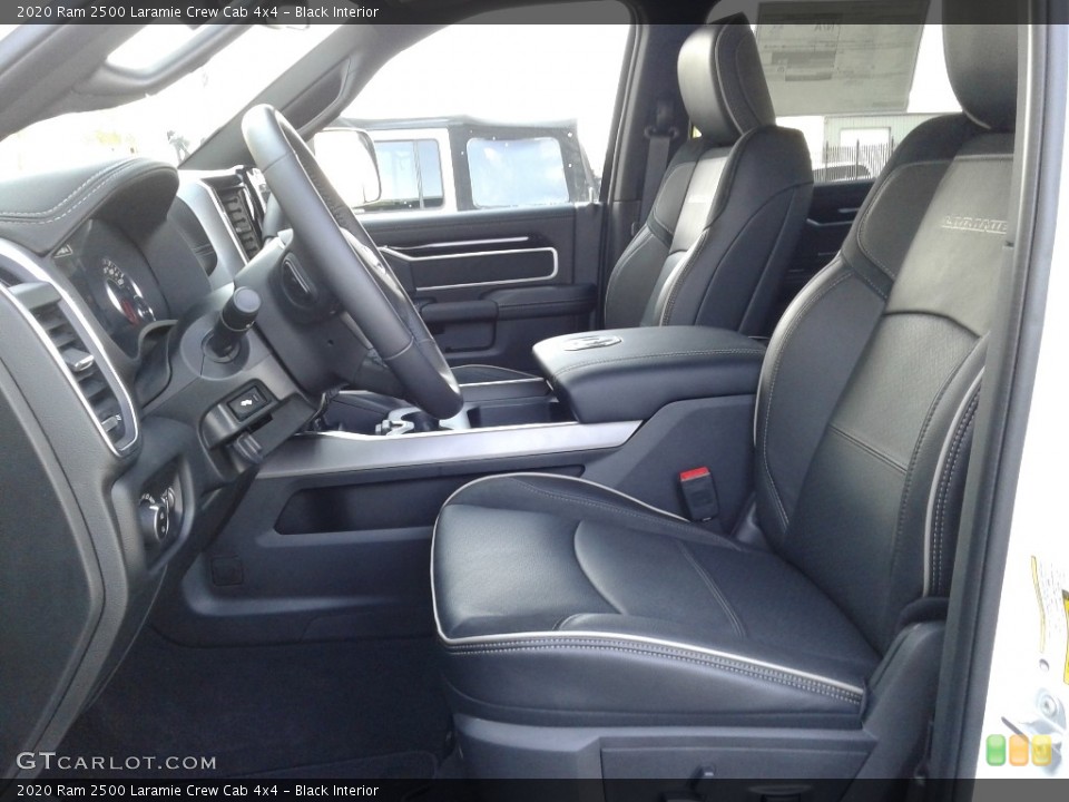 Black Interior Photo for the 2020 Ram 2500 Laramie Crew Cab 4x4 #138616854