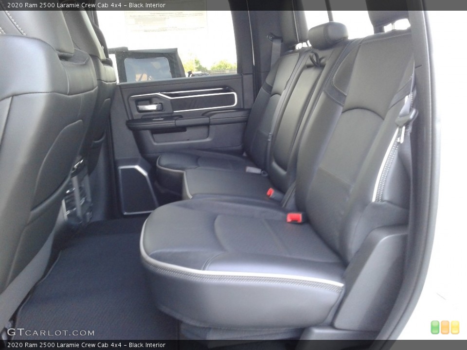 Black Interior Rear Seat for the 2020 Ram 2500 Laramie Crew Cab 4x4 #138616935