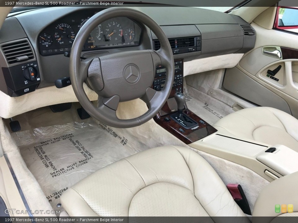 Parchment Beige Interior Prime Interior for the 1997 Mercedes-Benz SL 500 Roadster #138617499