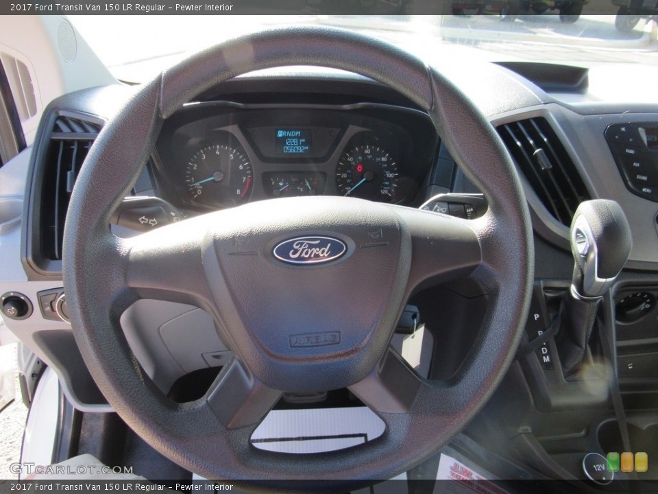 Pewter Interior Steering Wheel for the 2017 Ford Transit Van 150 LR Regular #138618105