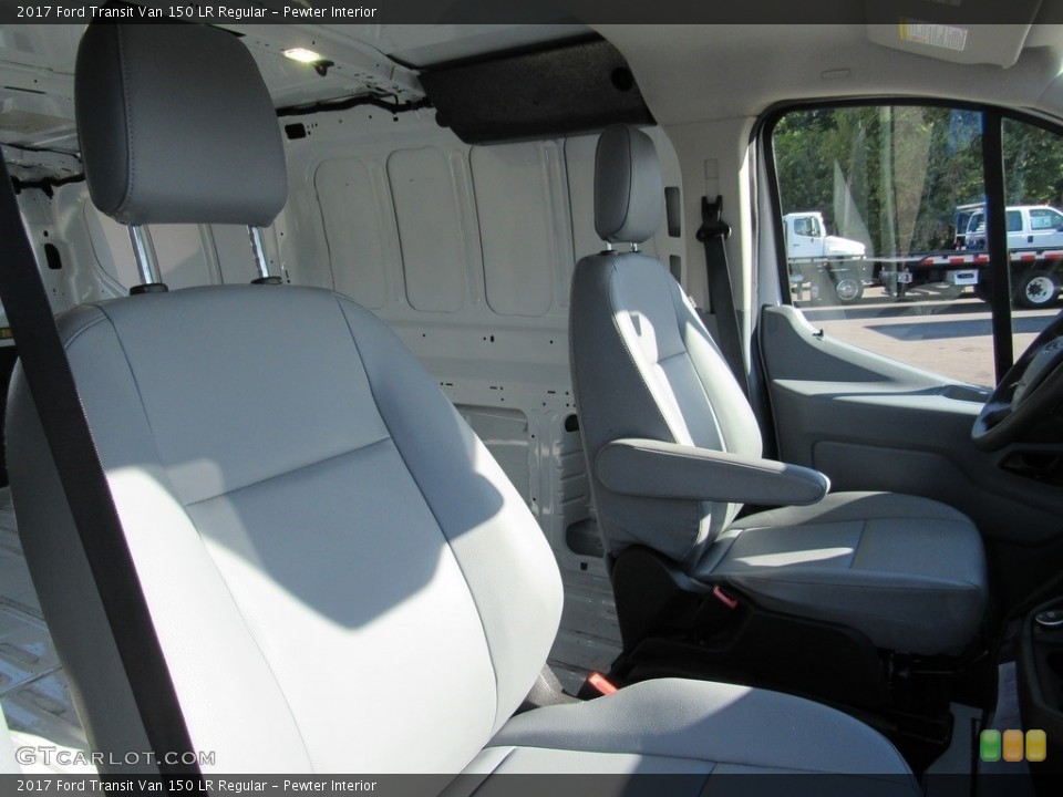 Pewter Interior Front Seat for the 2017 Ford Transit Van 150 LR Regular #138618249