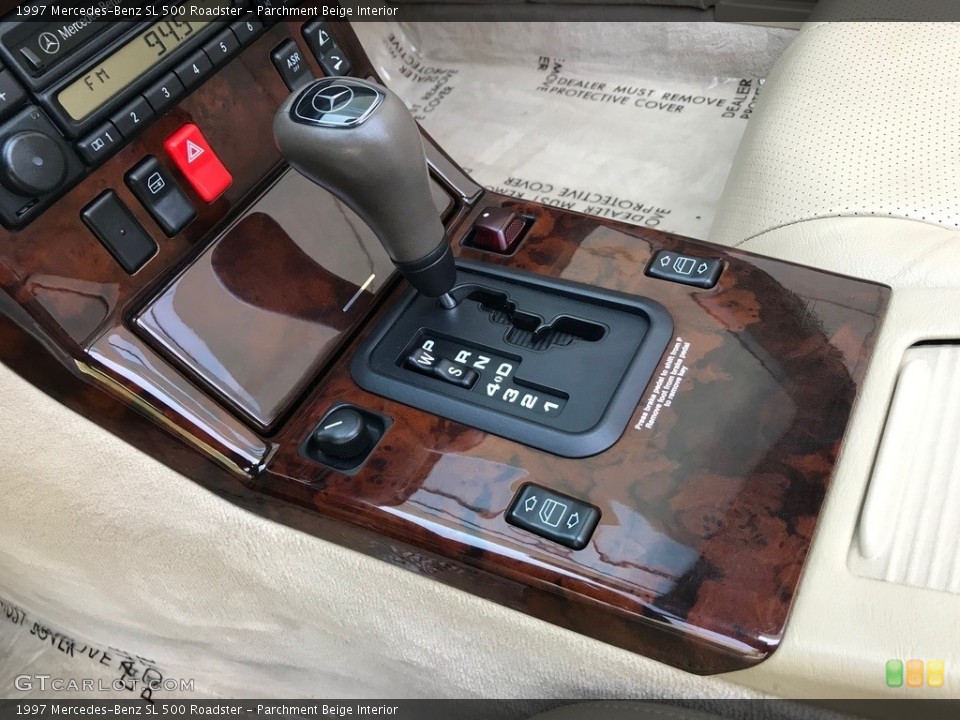 Parchment Beige Interior Transmission for the 1997 Mercedes-Benz SL 500 Roadster #138618585