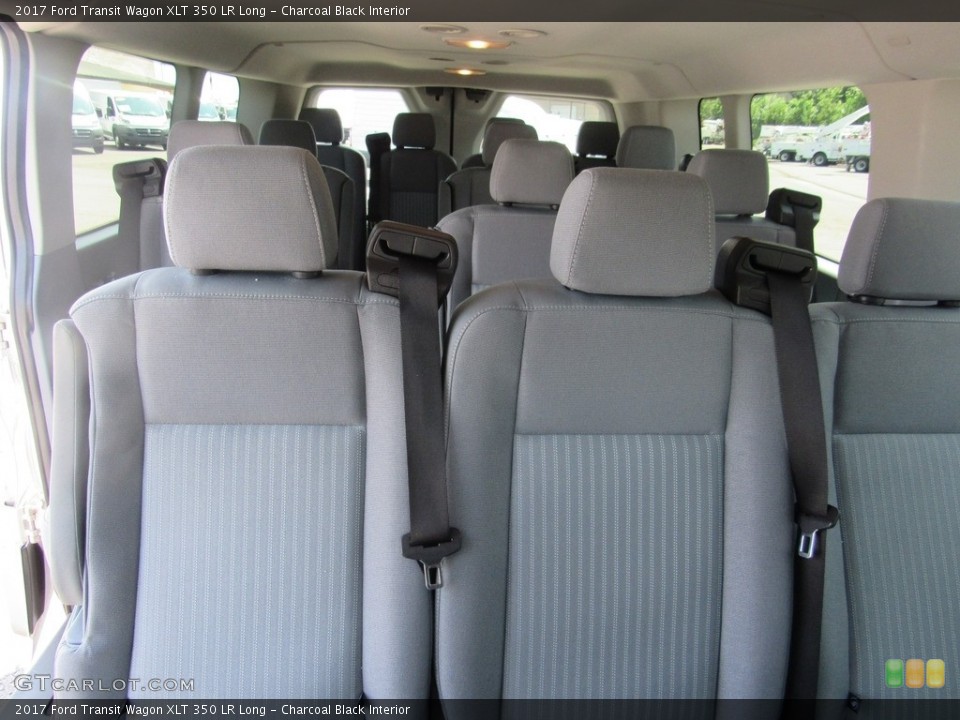 Charcoal Black Interior Rear Seat for the 2017 Ford Transit Wagon XLT 350 LR Long #138618609
