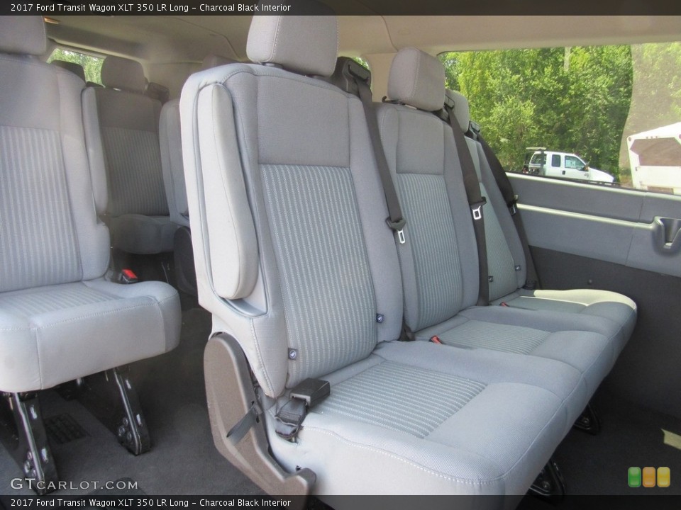 Charcoal Black Interior Rear Seat for the 2017 Ford Transit Wagon XLT 350 LR Long #138618639