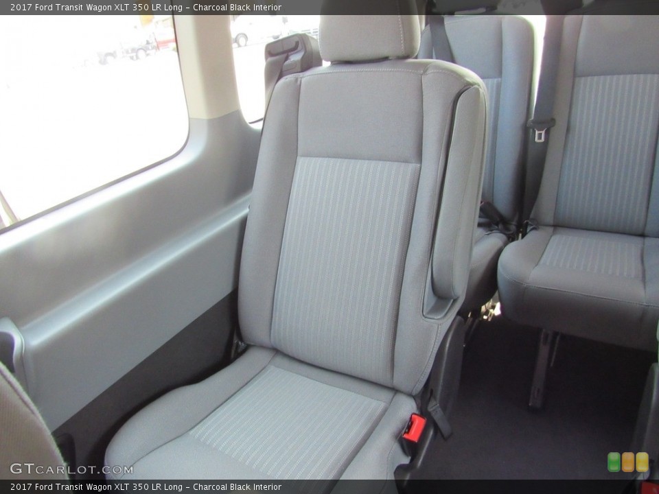 Charcoal Black Interior Rear Seat for the 2017 Ford Transit Wagon XLT 350 LR Long #138618723