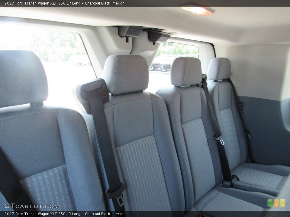 Charcoal Black Interior Rear Seat for the 2017 Ford Transit Wagon XLT 350 LR Long #138618747