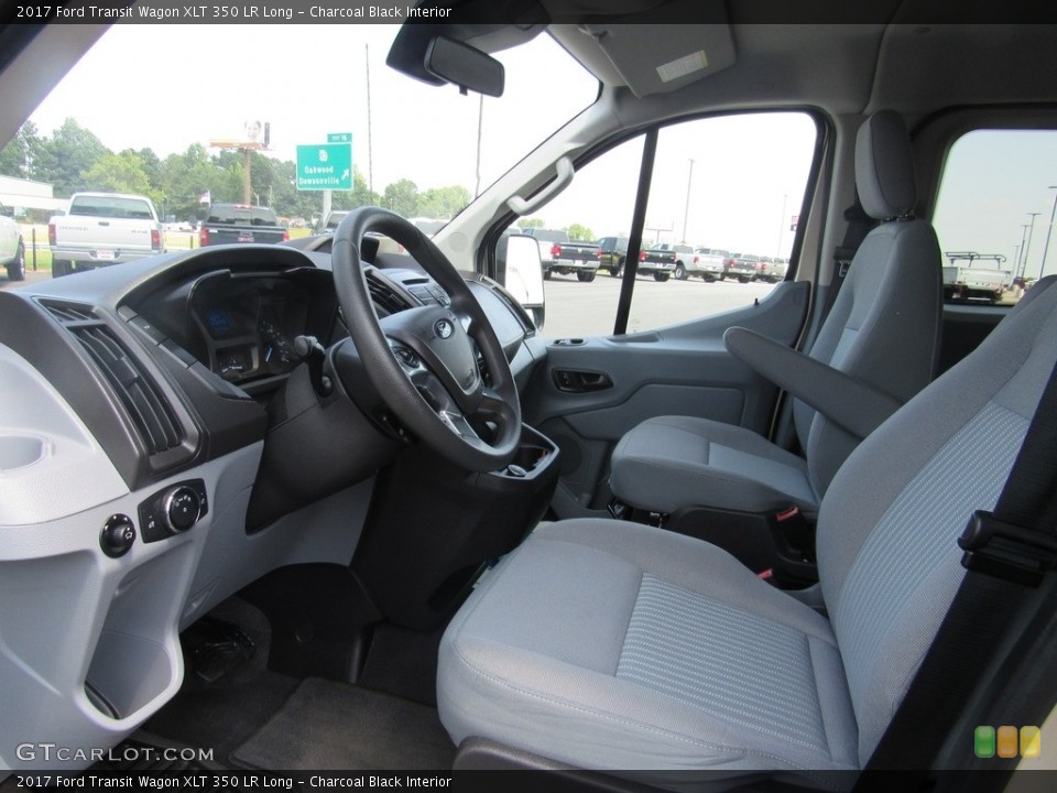 Charcoal Black Interior Photo for the 2017 Ford Transit Wagon XLT 350 LR Long #138619107