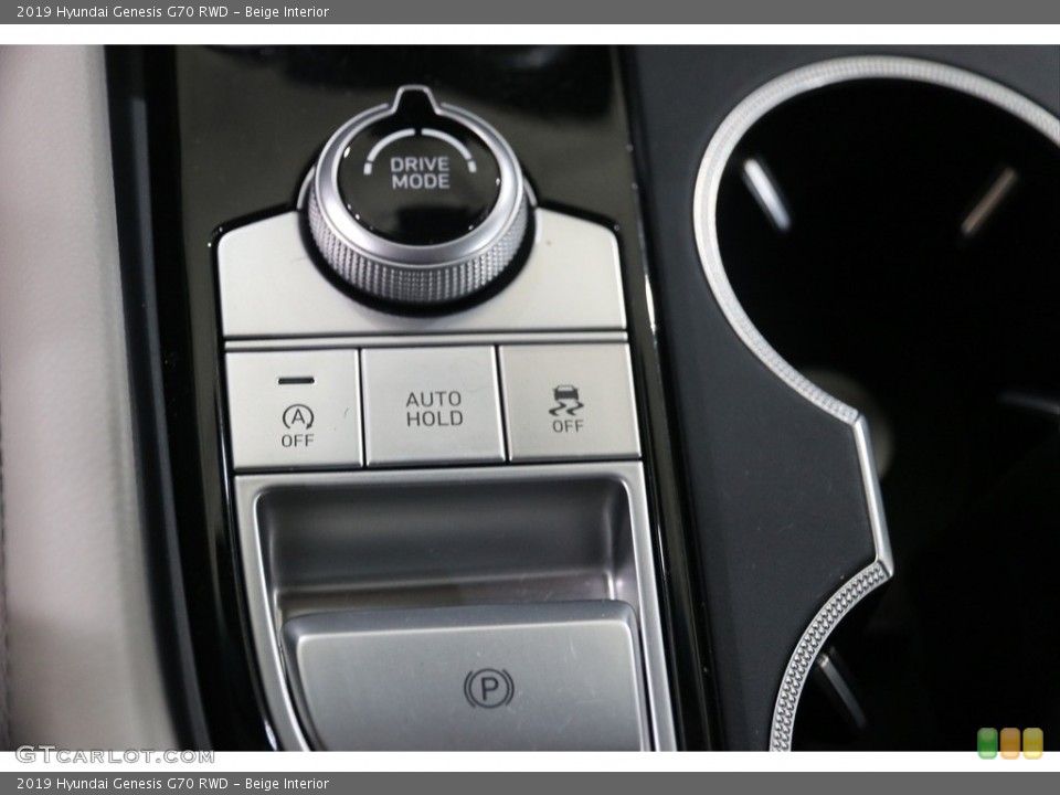 Beige Interior Controls for the 2019 Hyundai Genesis G70 RWD #138619779