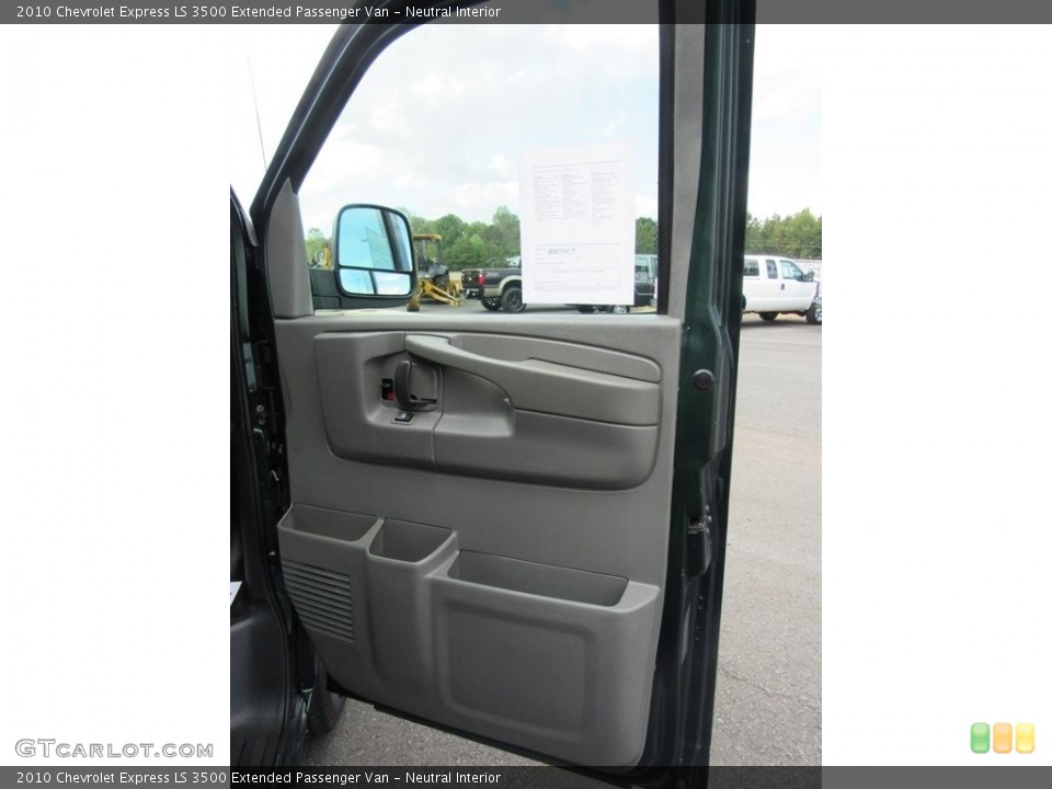 Neutral Interior Door Panel for the 2010 Chevrolet Express LS 3500 Extended Passenger Van #138620064