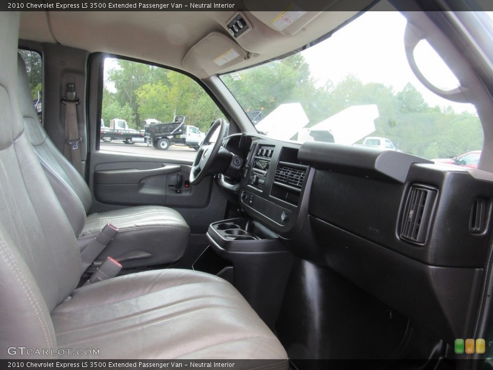 Neutral Interior Front Seat for the 2010 Chevrolet Express LS 3500 Extended Passenger Van #138620139