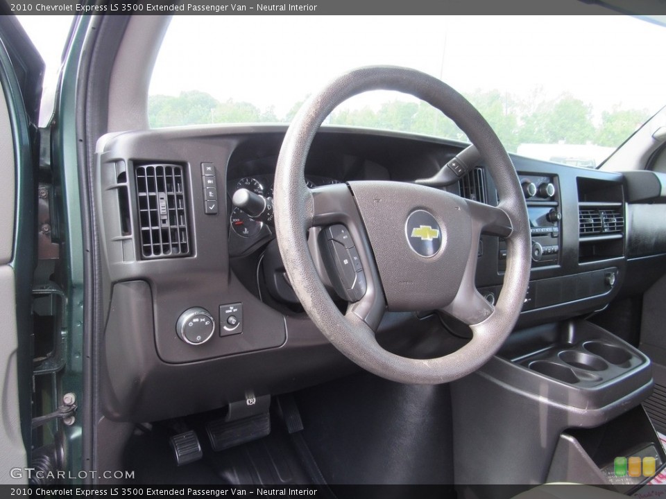 Neutral Interior Steering Wheel for the 2010 Chevrolet Express LS 3500 Extended Passenger Van #138620334