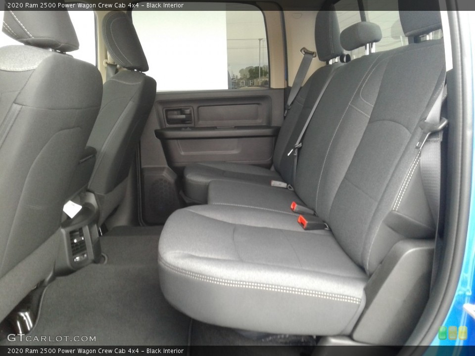Black Interior Rear Seat for the 2020 Ram 2500 Power Wagon Crew Cab 4x4 #138620352