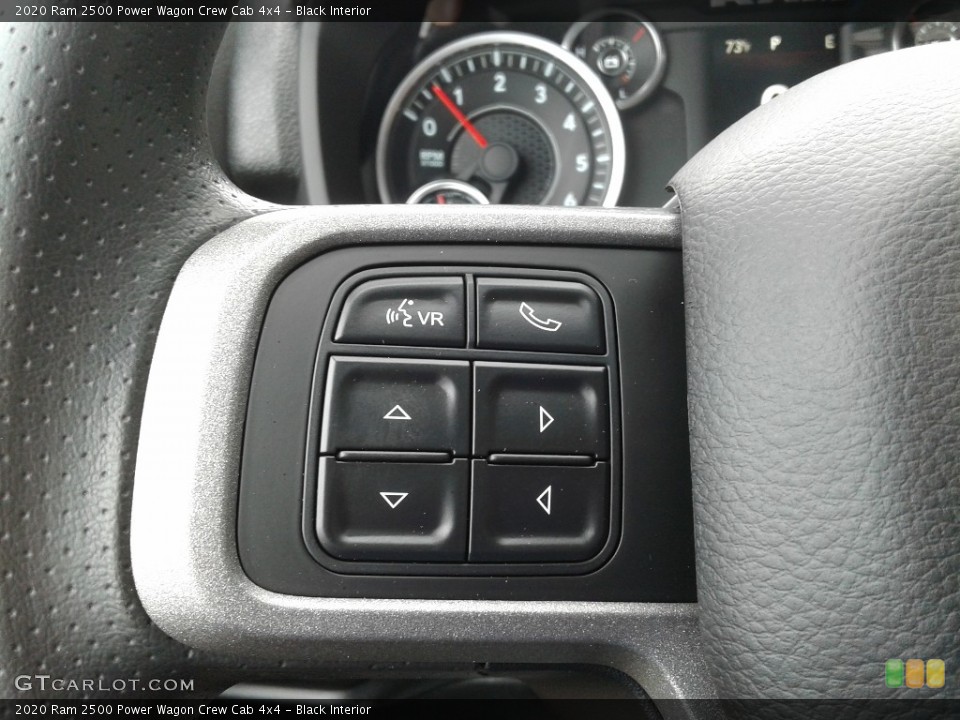 Black Interior Steering Wheel for the 2020 Ram 2500 Power Wagon Crew Cab 4x4 #138620484