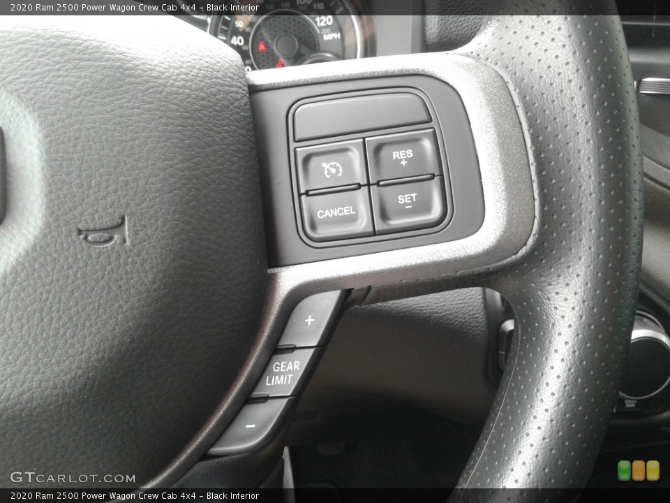 Black Interior Steering Wheel for the 2020 Ram 2500 Power Wagon Crew Cab 4x4 #138620511