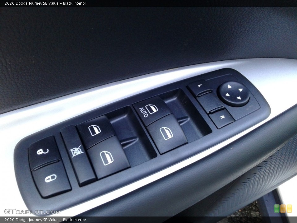 Black Interior Controls for the 2020 Dodge Journey SE Value #138621882