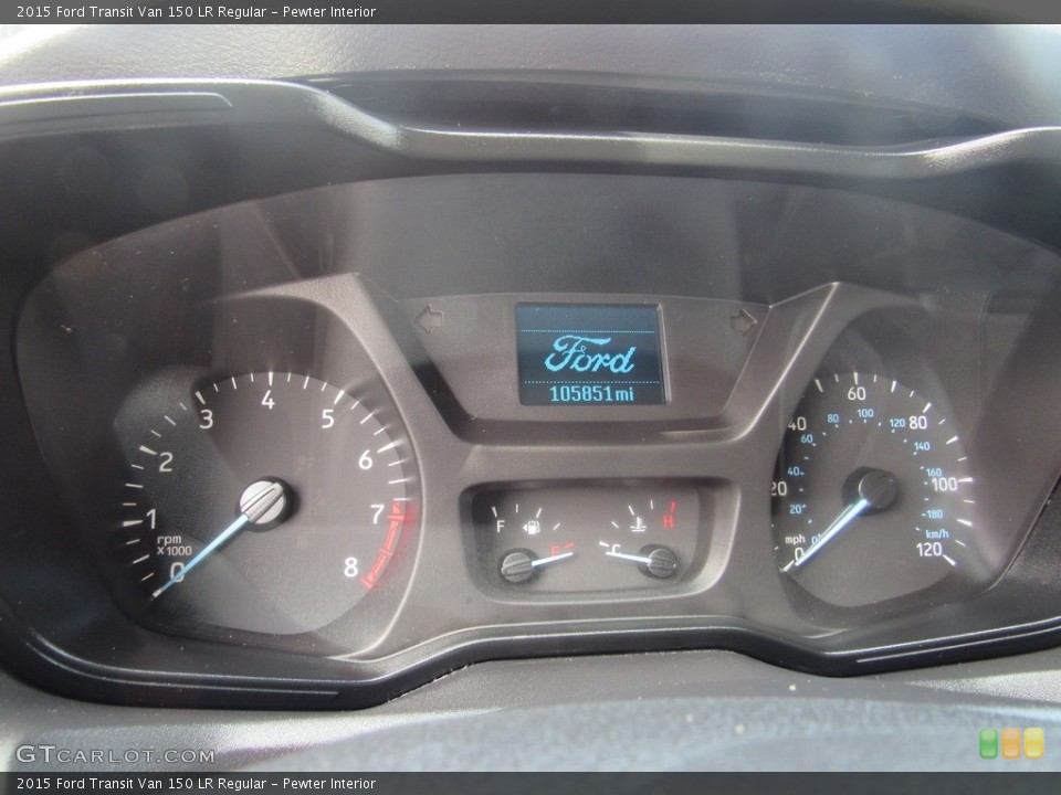 Pewter Interior Gauges for the 2015 Ford Transit Van 150 LR Regular #138622284