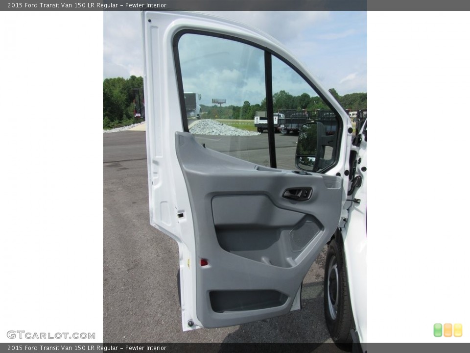 Pewter Interior Door Panel for the 2015 Ford Transit Van 150 LR Regular #138622332