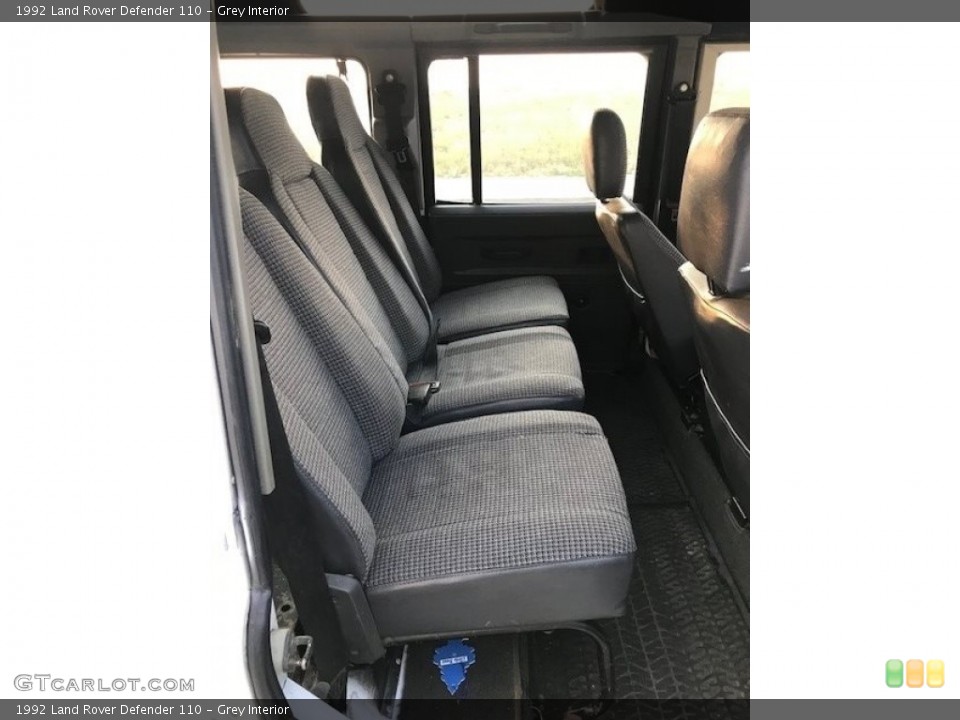 Grey Interior Rear Seat for the 1992 Land Rover Defender 110 #138623124