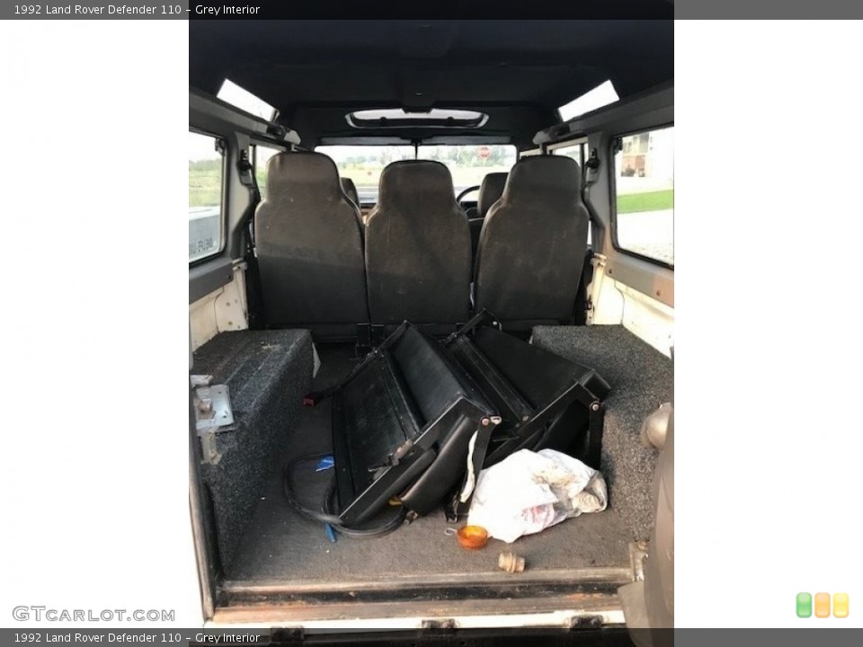 Grey Interior Trunk for the 1992 Land Rover Defender 110 #138623286