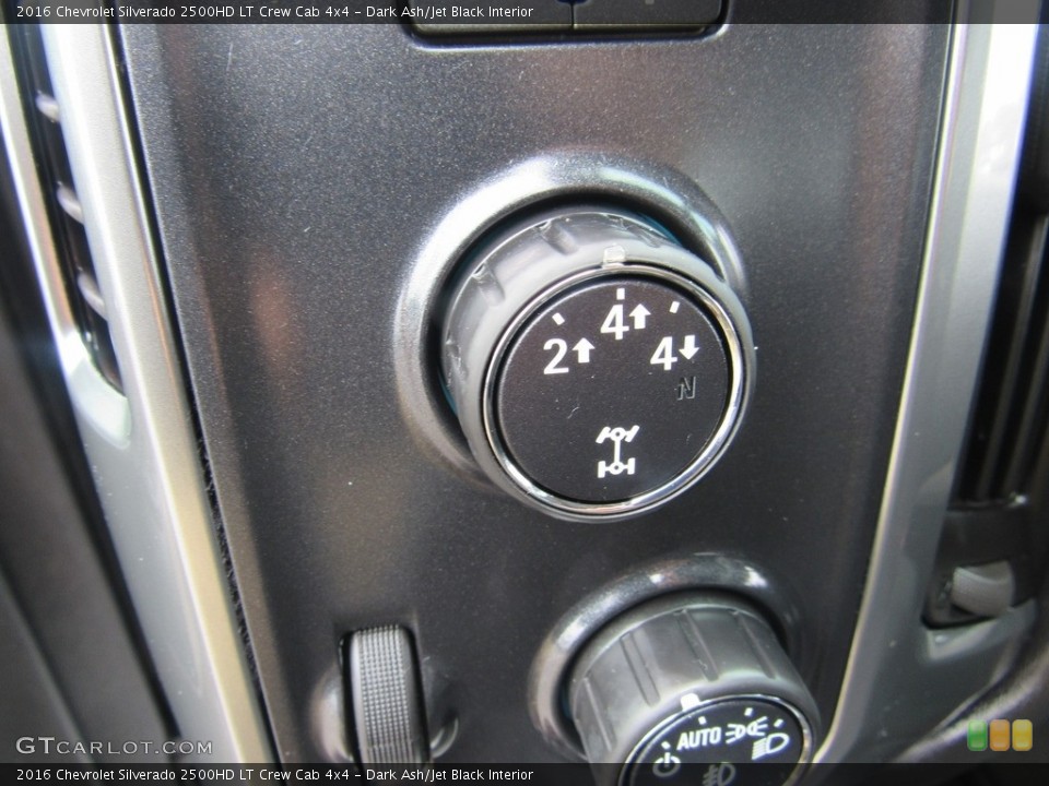 Dark Ash/Jet Black Interior Controls for the 2016 Chevrolet Silverado 2500HD LT Crew Cab 4x4 #138623361