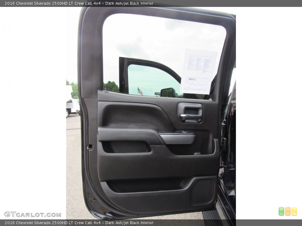 Dark Ash/Jet Black Interior Door Panel for the 2016 Chevrolet Silverado 2500HD LT Crew Cab 4x4 #138623424