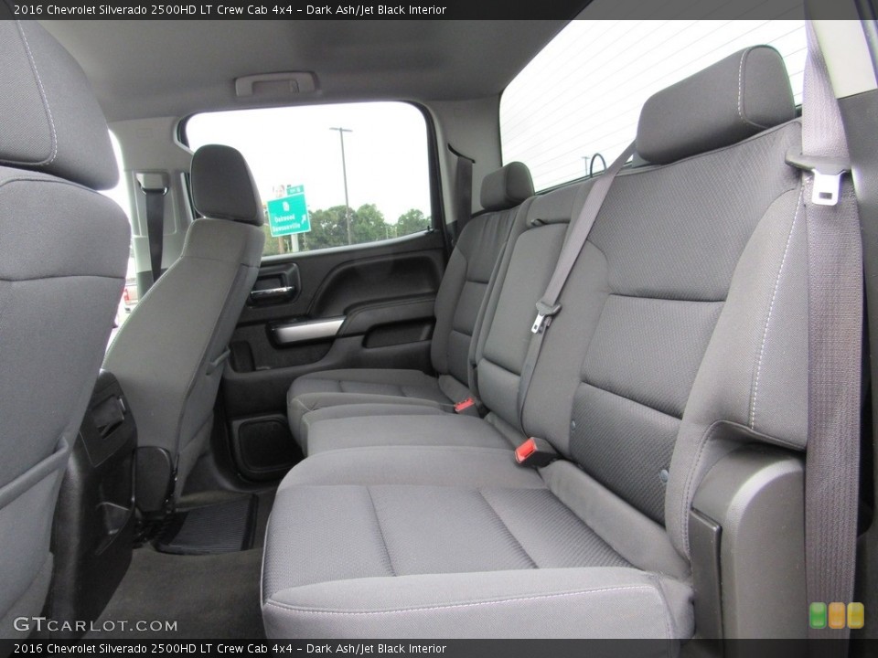 Dark Ash/Jet Black Interior Rear Seat for the 2016 Chevrolet Silverado 2500HD LT Crew Cab 4x4 #138623469