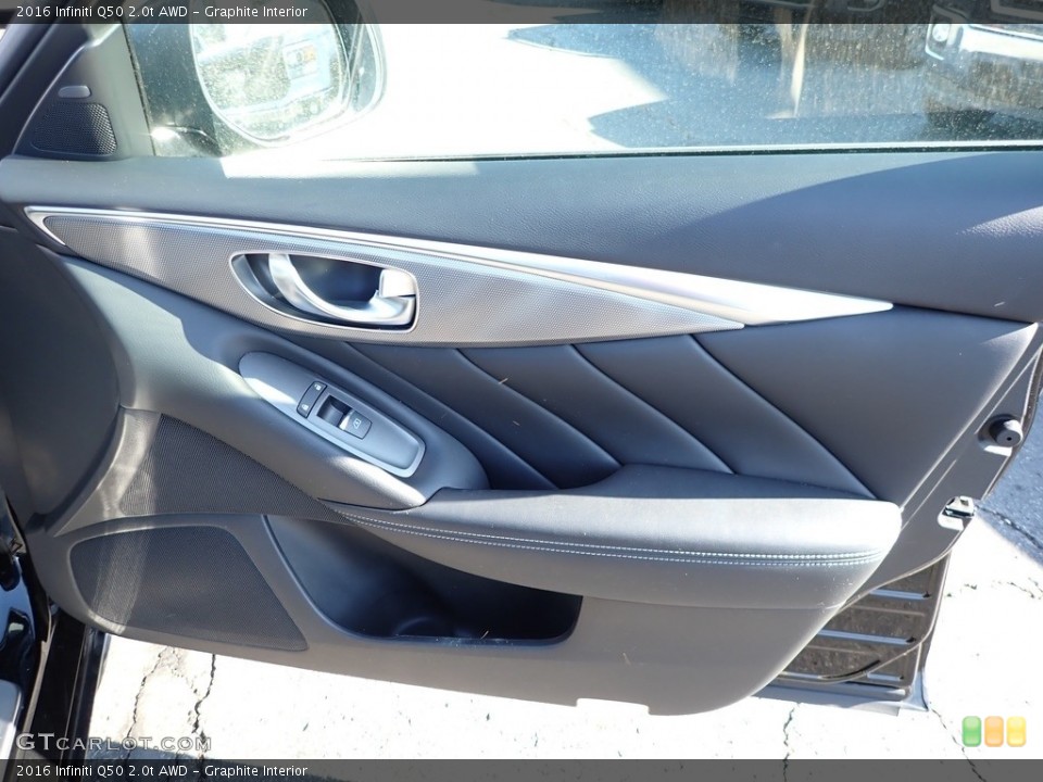 Graphite Interior Door Panel for the 2016 Infiniti Q50 2.0t AWD #138626997