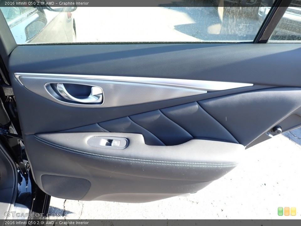 Graphite Interior Door Panel for the 2016 Infiniti Q50 2.0t AWD #138627021